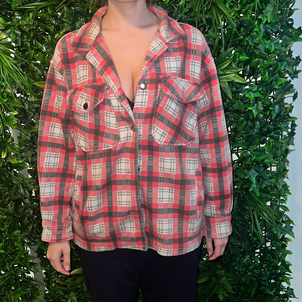 Red and white flannel